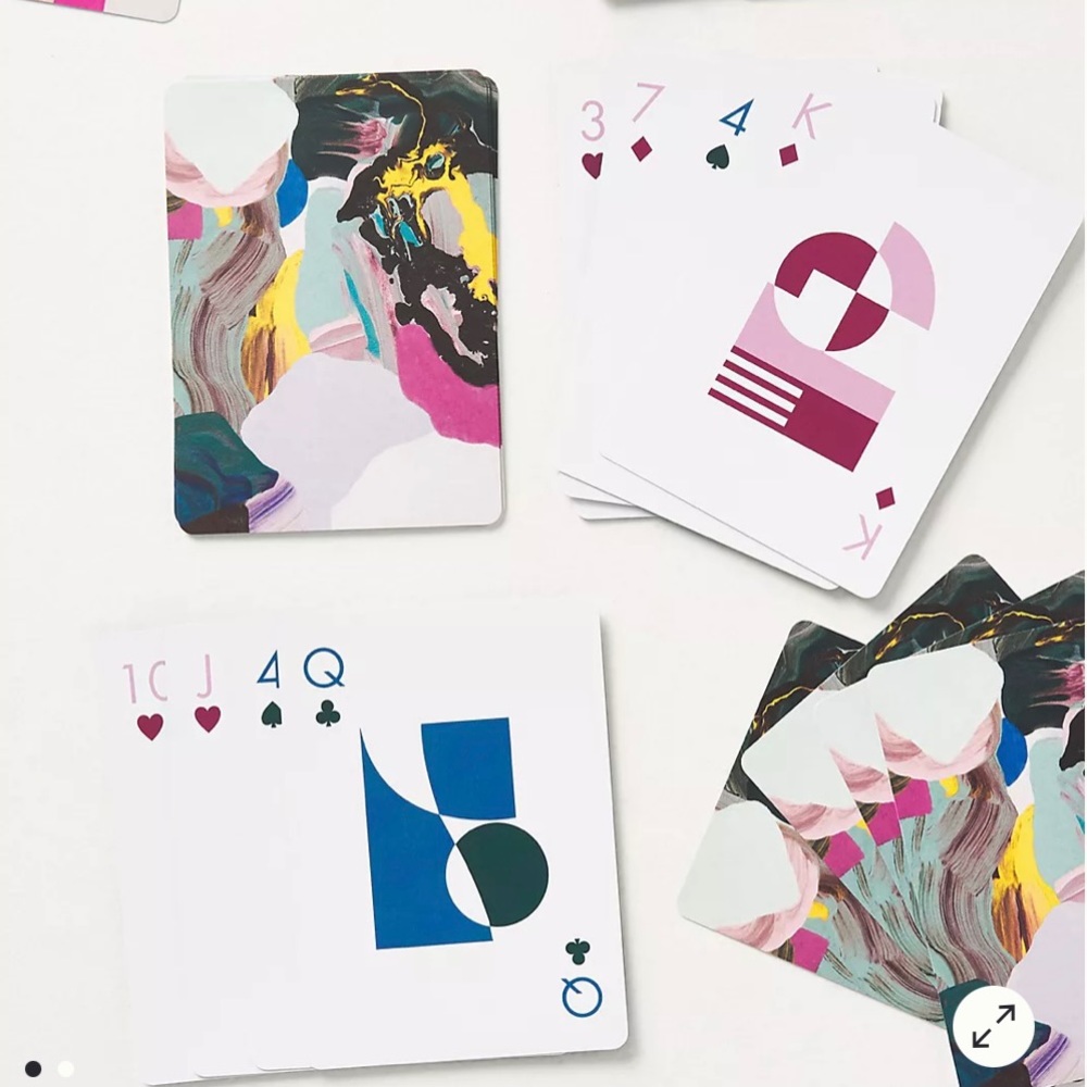 Anthropologie Moglea Playing Cards, Set of 2 - Picture 2 of 8